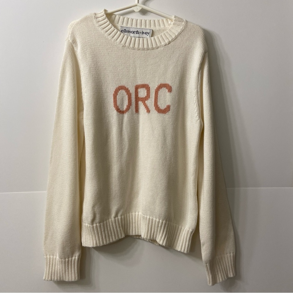 Ellsworth + Ivey ORC Crewneck Knit Sweater Girls 8